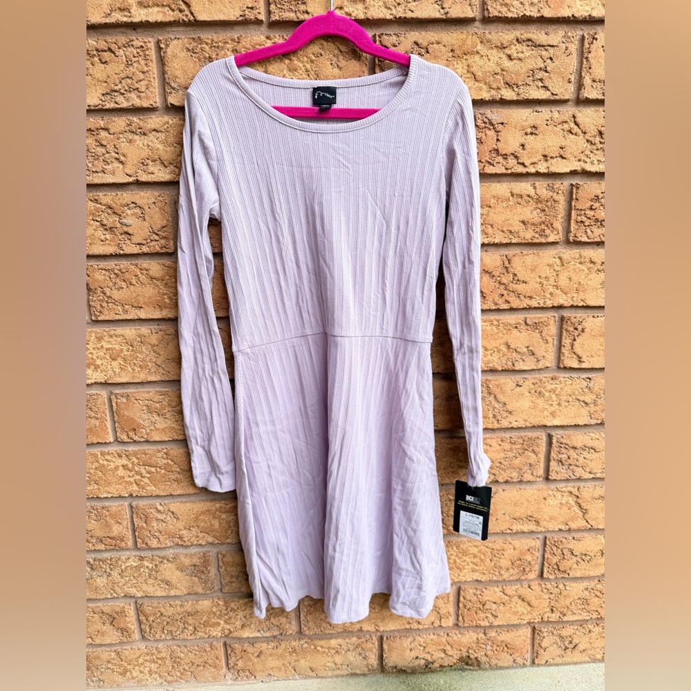 4/$25 • Art Class‎ Brushed Violet Ribbed Dress